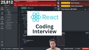 Intermediate React.js Coding Interview (ft. @Alpha-Code)
