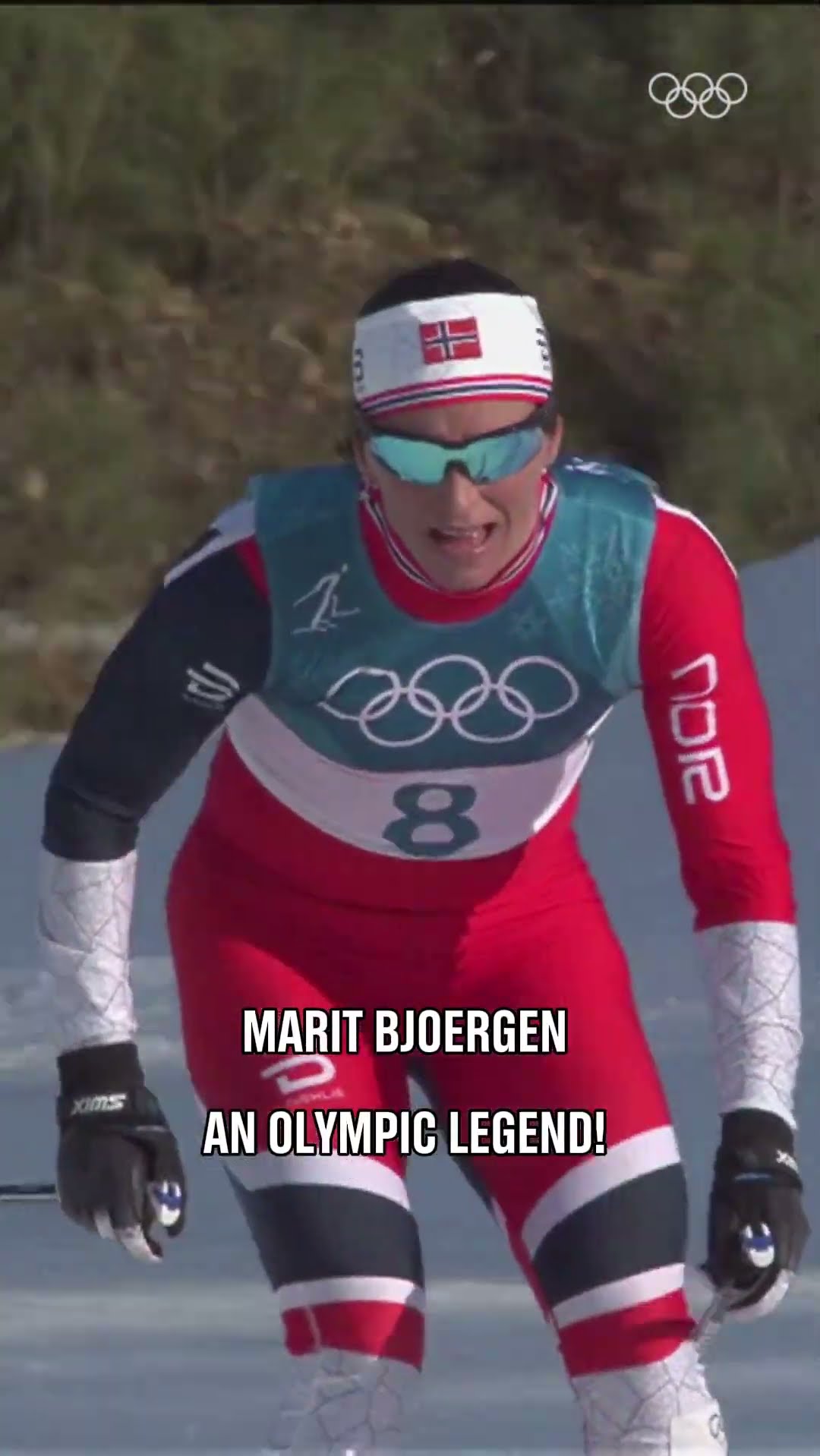Marit Bjoergen ??  An Olympic legend! ?