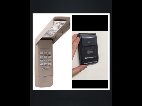 Video: Paano mo magagamit ang isang keypad ng pintuan ng garahe ng LiftMaster?