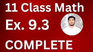 FSC Math Lectures || Complete Exercise 9.3 Chapter 9 || Fundamentals Of Trigonometry