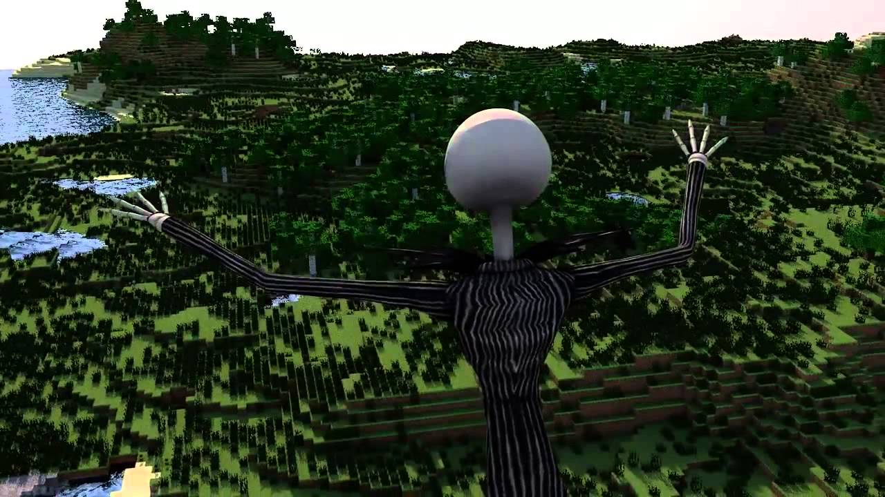 NIGHTMARE! BEFORE CHRISTMAS Minecraft Animation Whats this Parody Jack