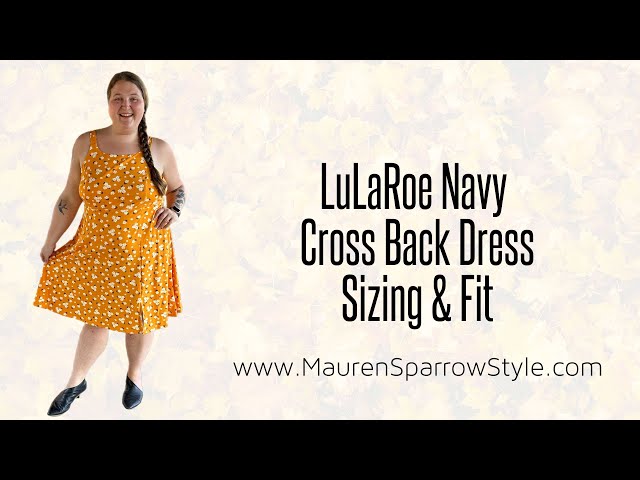 LuLaRoe Navy Cross Back Dress – Selvaggio Style