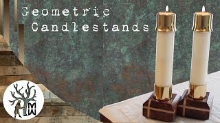 Upcycled Geometric Candlesticks (MonkWerks) by MonkWerks with Fr. Thomas 3,110 views 8 years ago 3 minutes, 24 seconds