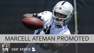 Oakland raiders news: marcell ateman promoted after amari cooper trade
& matt mccrane cut