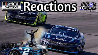 2024 Cup Series Gateway Reactions | Enjoy Illinois 300