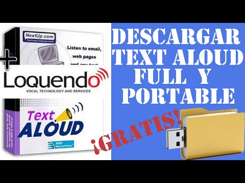 Descarga Textaloud (Loquendo) + voces full en español 