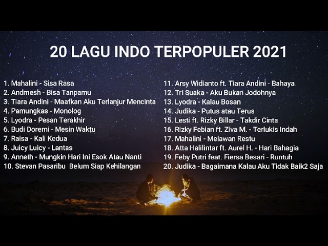 20 Lagu Indo Terpopuler 2021 class=