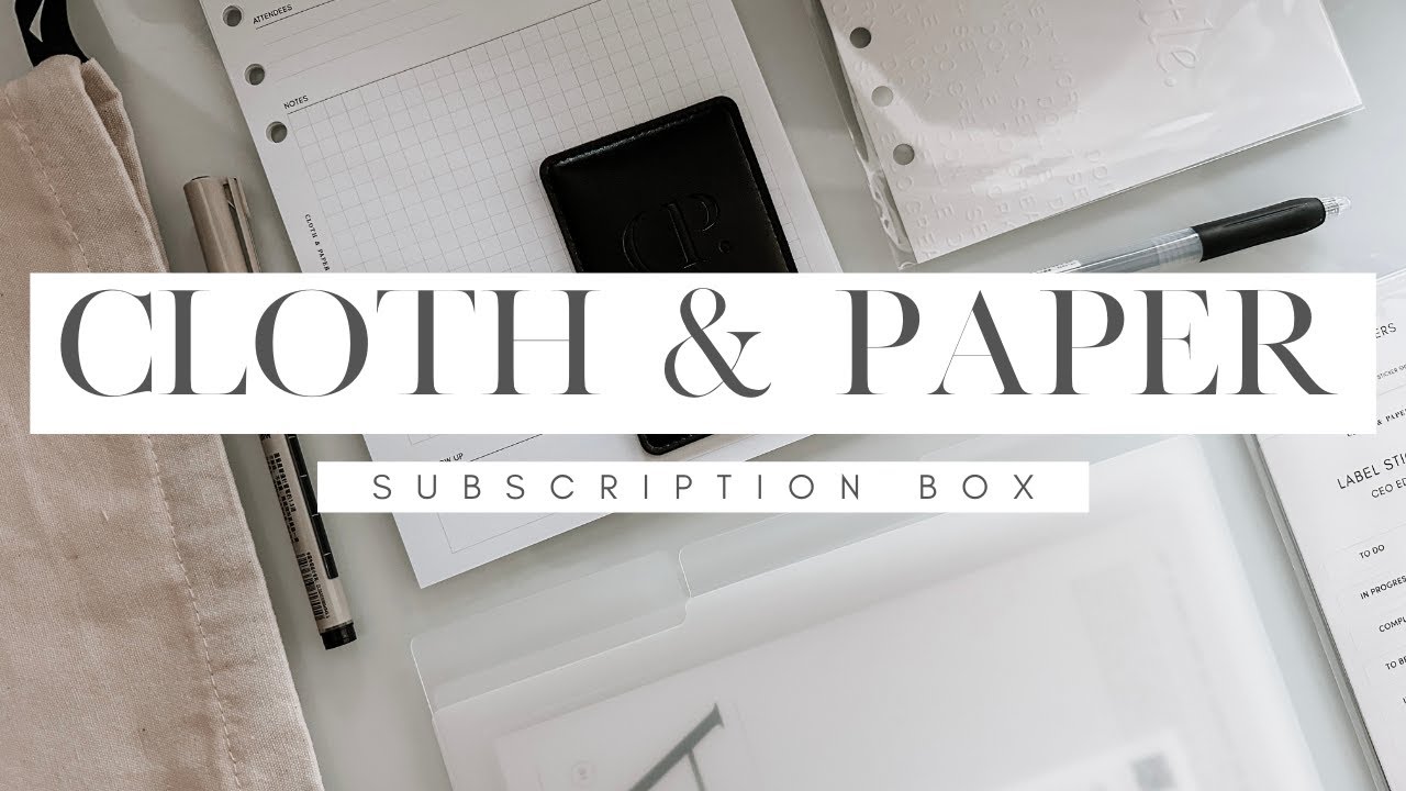 Cloth & Paper May Subscription Box Unboxing 2023 YouTube