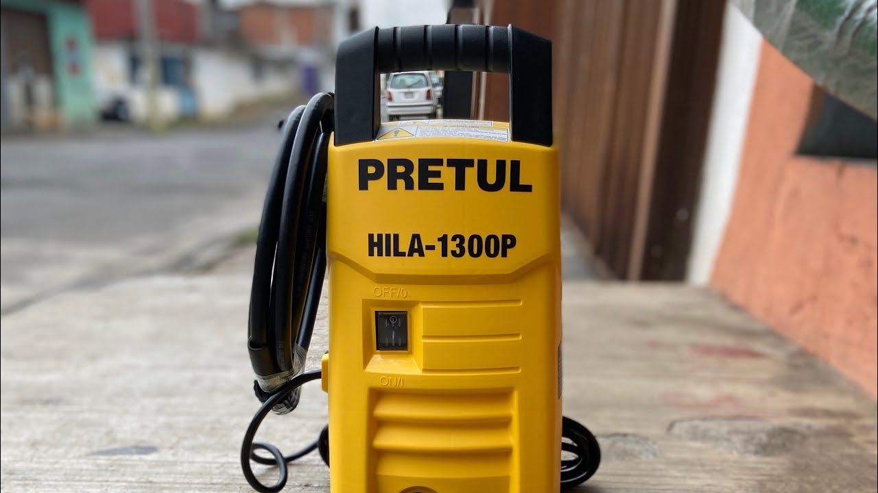 Prueba rápida a la Hidrolavadora Pretul HILA-1300P - YouTube