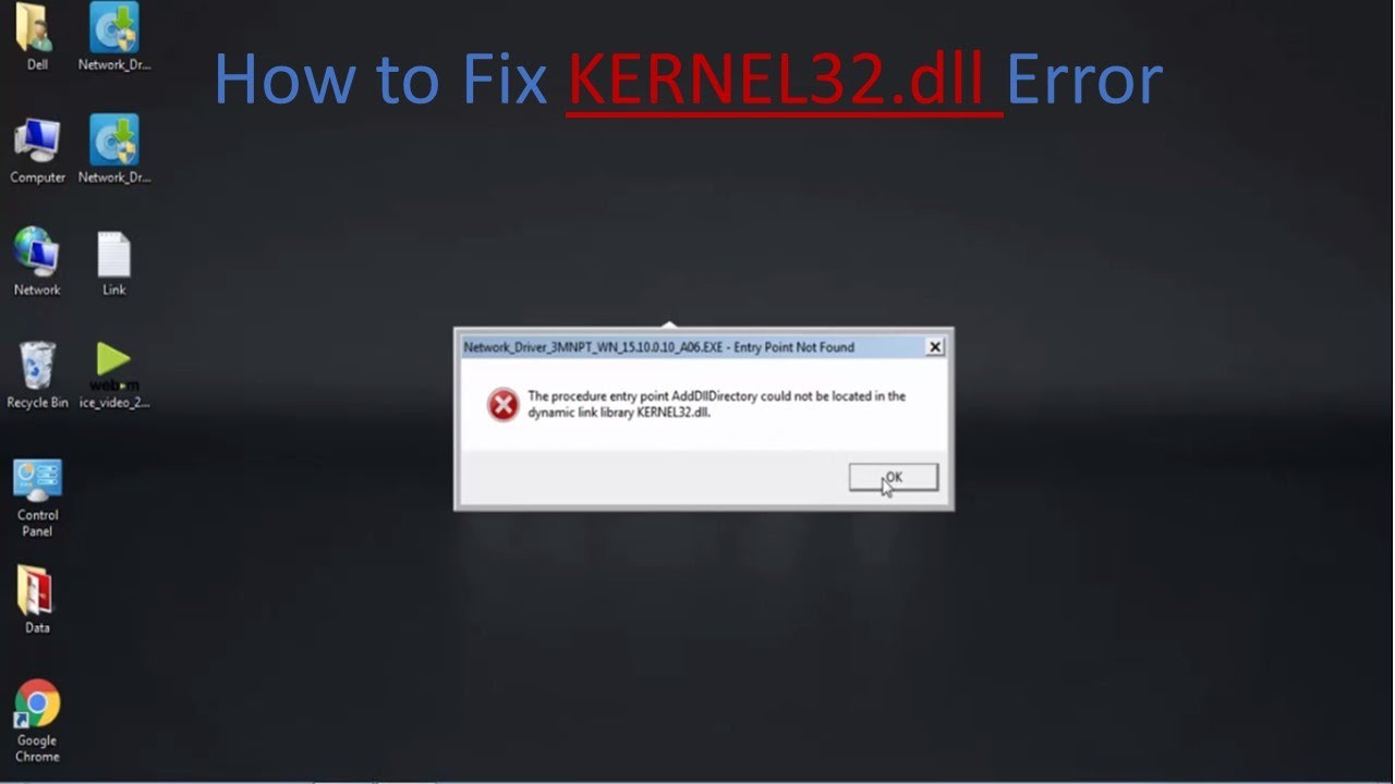 Kernel32 Dll Windows 7 32 Bit Download Microsoft how to fix kernel32 dll error in windows 7 - YouTube