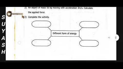 विज्ञान आणि तंत्रज्ञान घटक चाचणी क्रमांक एक रयत शिक्षण संस्था सातारा इयत्ता नववी 2025 26  std 9th 
