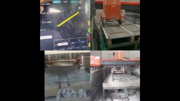 Automatic CNC profiling stone machine granite marble process arc modeling concave factory plant