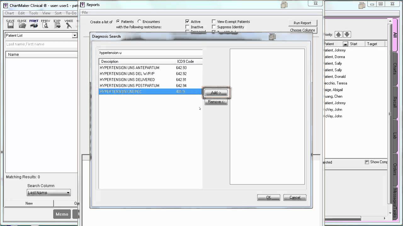 Generating a Patient List - YouTube