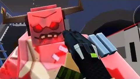 Pixel Combat Zombie Strike - Sawn-Off Shotgun With Lime Weapon Skin - Android iOS Gameplay Part 55