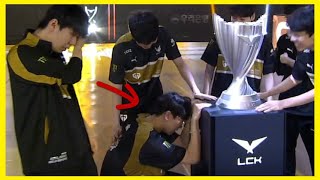 Ruler breaks down crying after winning his First LCK Title