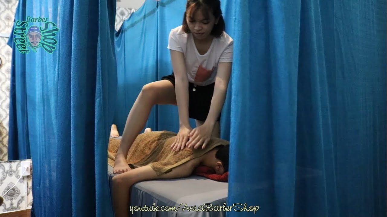 Vietnam Body Massage In Barbershop Vung Tau City Youtube