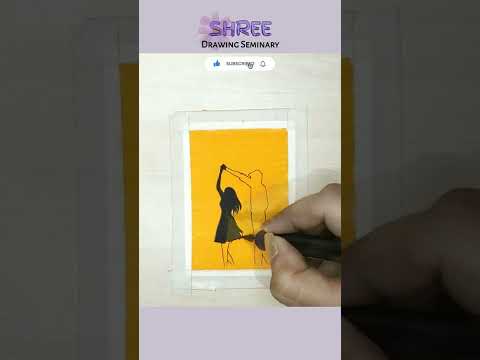 Lovely Couple Dance Moment Drawing Shorts