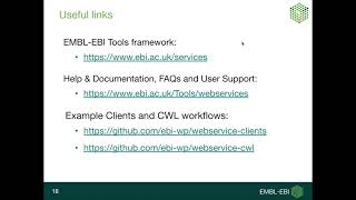 The EMBL-EBI search and sequence analysis... - Fabio Madeira - Tech Track - Talk - ISMB/ECCB 2021