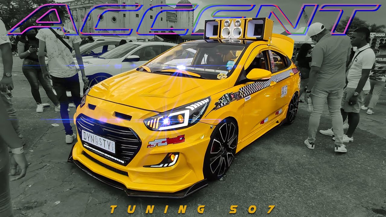 🥵🔥 Hyundai Accent modificado, Taxi Hyundai Accent Tuning, Hyundai Tuner