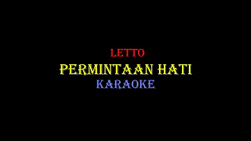 Letto - Permintaan Hati karaoke 2023