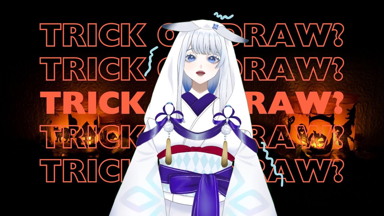 [Draw with Ran] Halloween Drawing?? SPOOOOKYY | MYViki