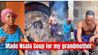 I bribed my grandmother with Nsala soup after she disowned me for not visiting her since January 