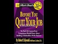 Before You Quit your Job by Robert Kiyosaki Audiobook