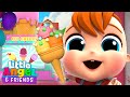 Wait Your Turn for Ice Cream Baby John | Ice Cream Song | Little Angel And Friends Kid Songs