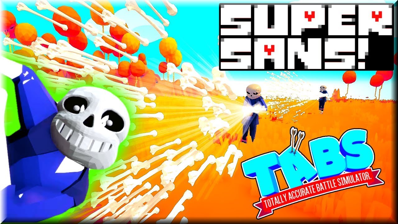 TABS💀 - Super Sans(Undertale) vs Every Faction - MODS GAMEPLAY