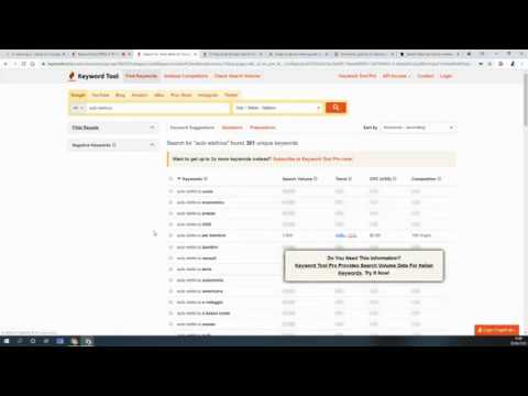 Keyword Tool, lo strumento per cercare e trovare nuove parole chiave gratis