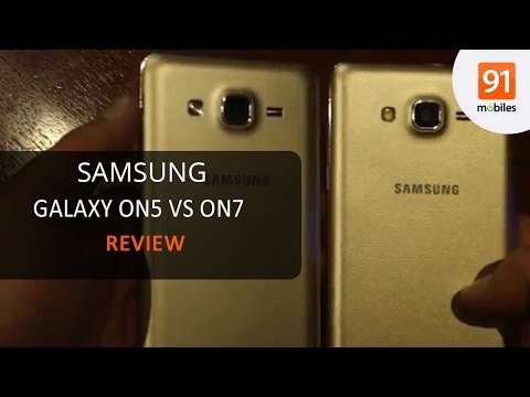 Samsung Galaxy On5 vs Samsung Galaxy On7: Review
