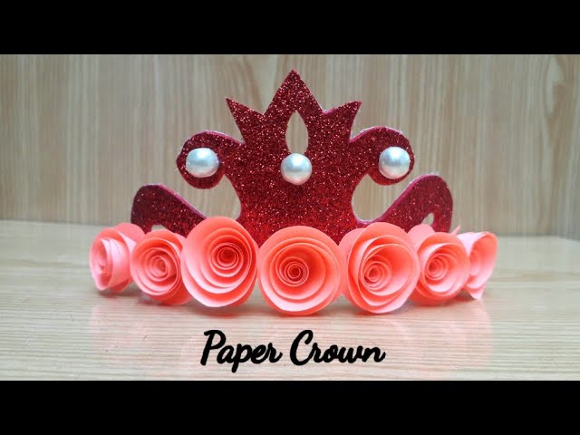 DIY Kids Crafts Paper Flower Crown 