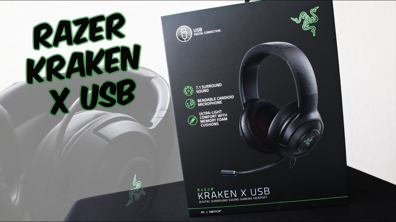 Razer Unboxing  Razer Kraken X 