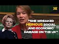 Glenda jackson late exmp delivers immense antithatcher speech days after thatchers death