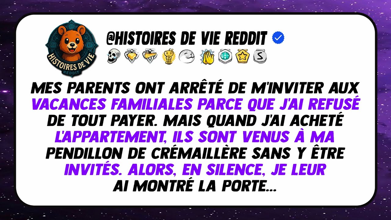 Mes Parents M'Ont Exclu Des Vacances—Mais Quand Ils Sont Arrivés À Ma Crémaillère, Je Leur Ai...