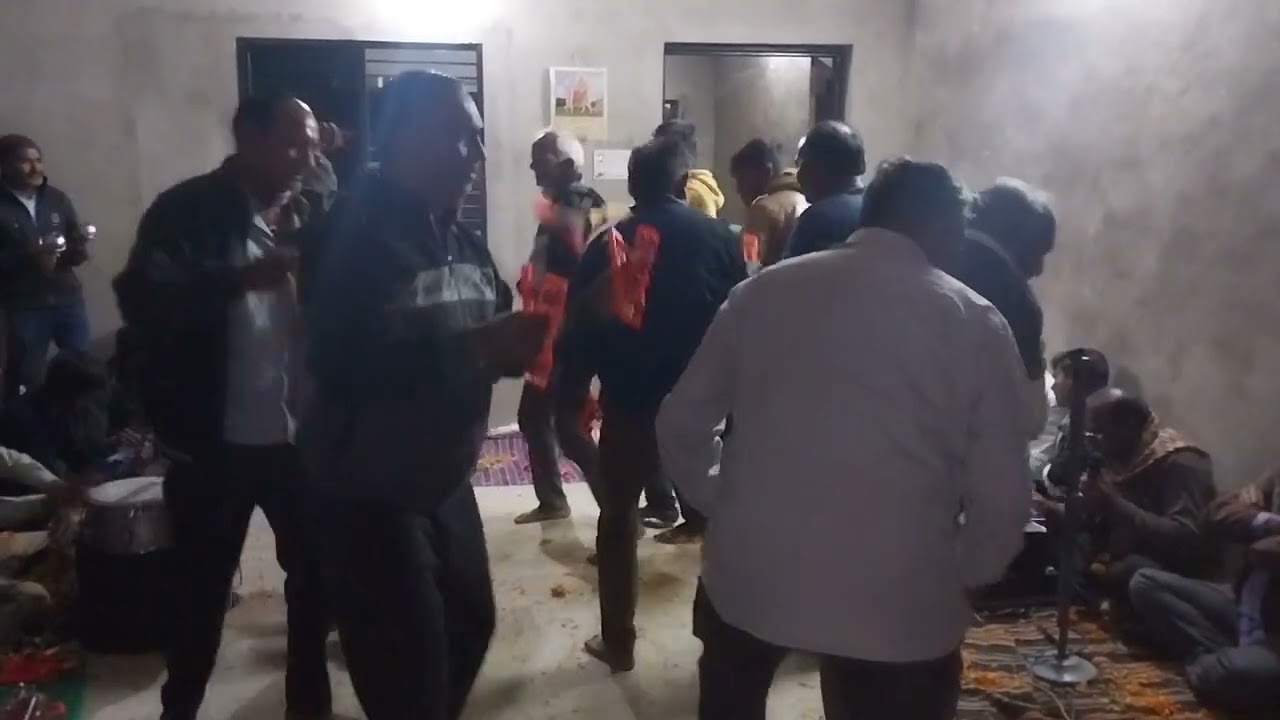 તેનપુર મા શ્રી કૃષ્ણ ભજન મંડળ તેનપુર ની મોજ 9898114890