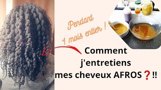 🇨🇮103• ROUTINE CAPILLAIRE de mai - cheveux crépus / AFROS 💜 #challengevalèhtépuissanci2 - Valèh Té