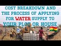 Building a House in Ghana|Cost of Building a House in Ghana|Cost Breakdown on Water | #movingtoghana