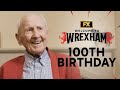 Arthur Massey Celebrates 100th Birthday With Wrexham FC - Scene | Welcome to Wrexham | FX