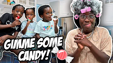 GREEDY GRANNY Takes All SUPER SIAH'S Candy