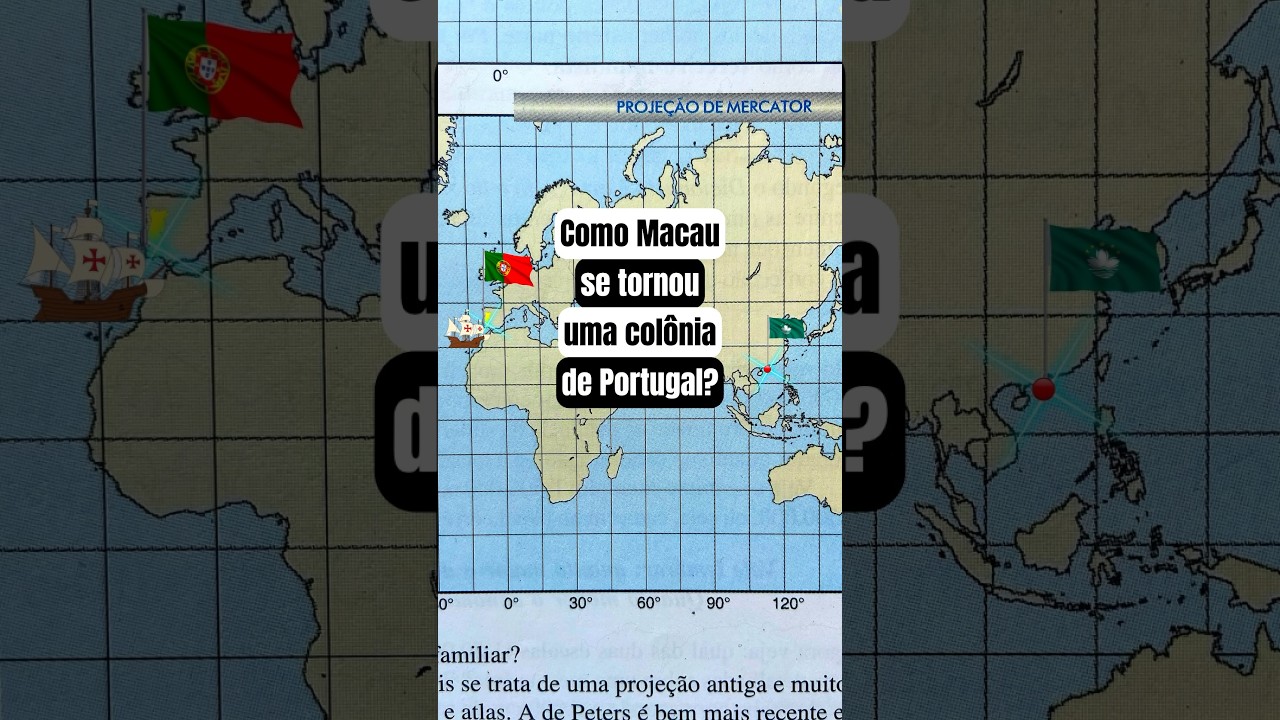 Como Macau se tornou uma colônia de Portugal? #geografia #historia #macau