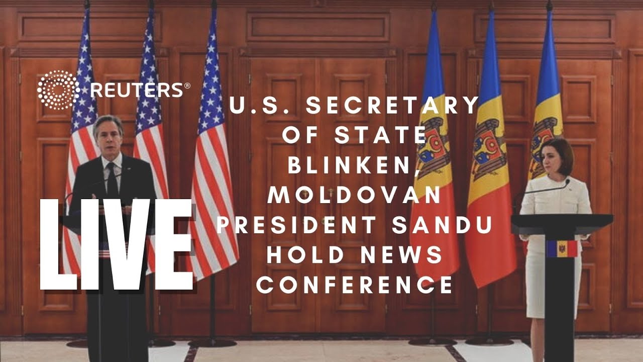 Secretary Antony J. Blinken And Moldovan President Maia Sandu At ...