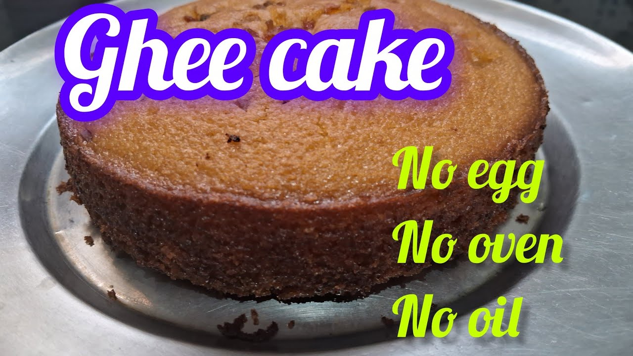 Eggless Ghee cake 👩‍🍳 easy recepie #gheecake