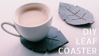 DIY - Fall Leaf Coasters