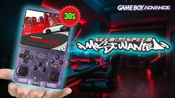 Need for Speed: Most Wanted On This 30$ Gaming Console | R36S Gameplay 2025