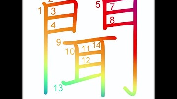 聞 - listen - Learn how to write Japanese Kanji 聞 - hananonihongo.com