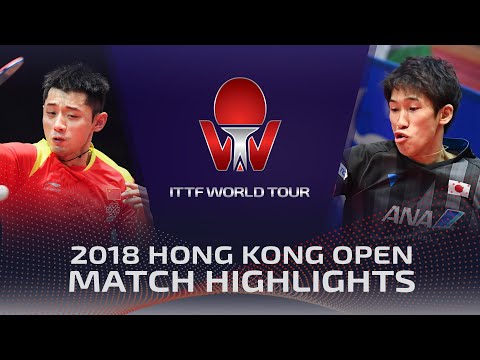 Zhang Jike vs Maharu Yoshimura (HD Highlights) | 2018 ITTF World Tour Hong Kong Open