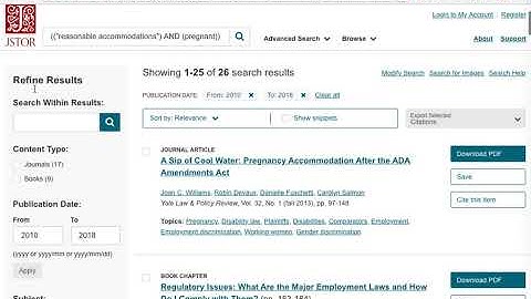 Search JSTOR for Full Text Journal Articles