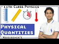 Physical quantities in urdu hindi  11th physics  chapter 1 base academy physics