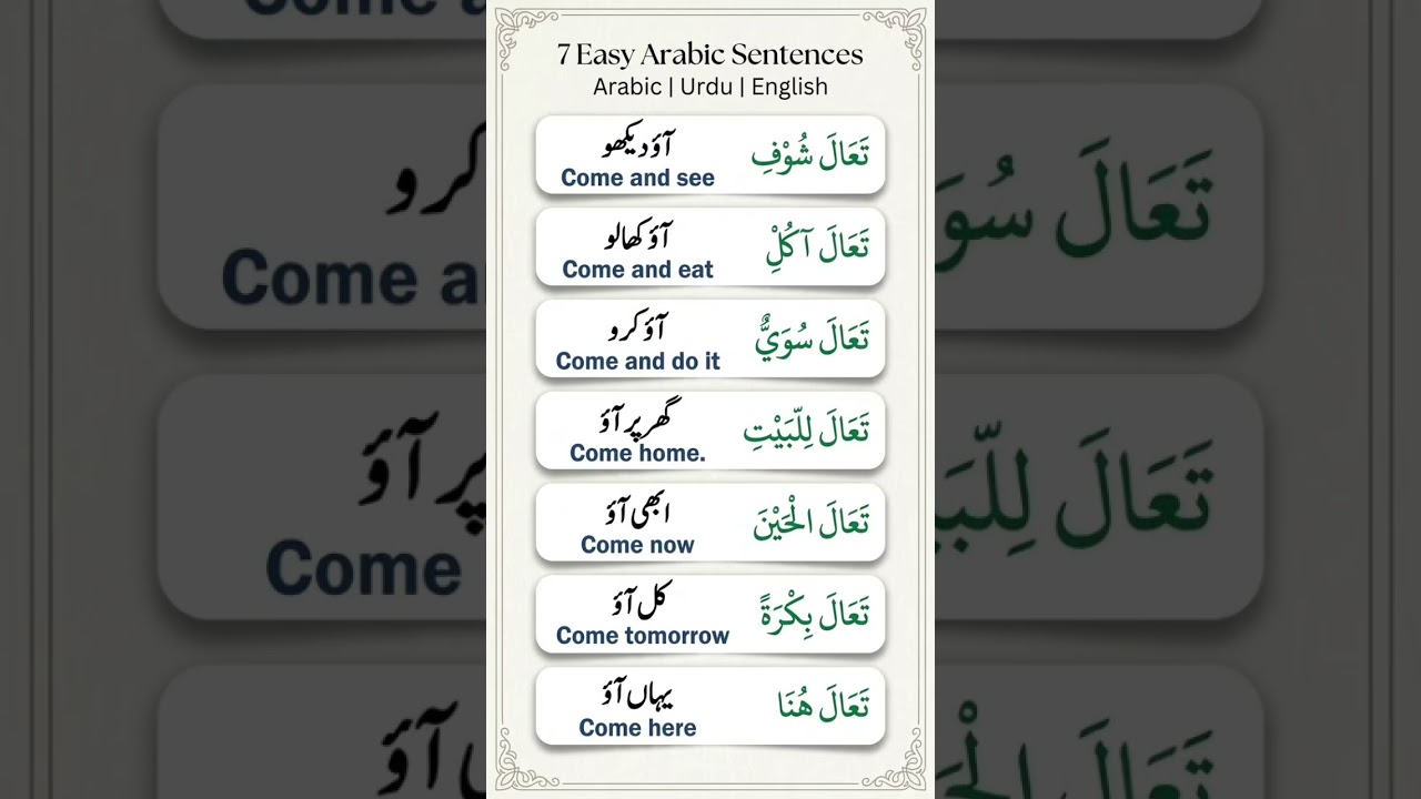 7 Easy Arabic Sentences for Beginners [2026 Tutorial]
